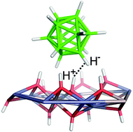 Graphical abstract: Outerly functionalized and non-functionalized boron clusters intercalated into layered hydroxides with different modes of binding: materials for superacid storage