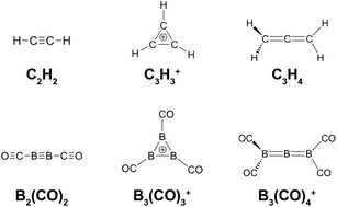 Graphical abstract: Boron carbonyl complexes analogous to hydrocarbons