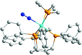 Graphical abstract: Molybdenum dinitrogen complex supported by a cyclohexane-based triphosphine ligand and dmpm