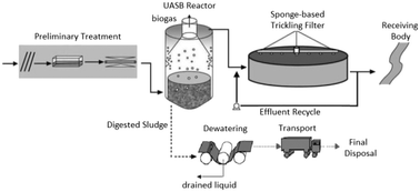 Graphical abstract: Trickling filters following anaerobic sewage treatment: state of the art and perspectives