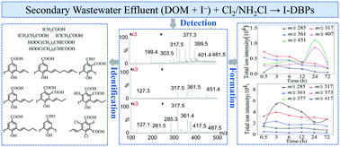 Graphical abstract: Detection, identification and control of polar iodinated disinfection byproducts in chlor(am)inated secondary wastewater effluents