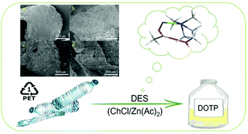 Graphical abstract: Alcoholysis of polyethylene terephthalate to produce dioctyl terephthalate using choline chloride-based deep eutectic solvents as efficient catalysts