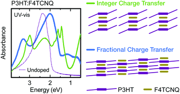 Graphical abstract: Polymorphism controls the degree of charge transfer in a molecularly doped semiconducting polymer