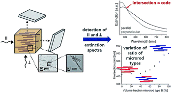 Graphical abstract: A code with a twist: supraparticle microrod composites with direction dependent optical properties as anti-counterfeit labels