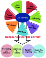 Graphical abstract: Advances in controlled gas-releasing nanomaterials for therapeutic applications