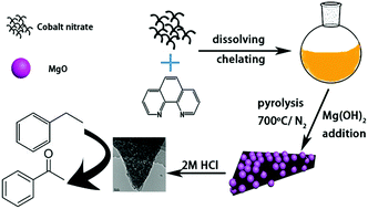 Graphical abstract: Synthesis of efficient Co and N co-doped carbon catalysts with high surface areas for selective oxidation of ethylbenzene