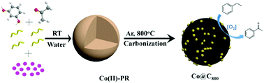 Graphical abstract: Solvent-free aerobic selective oxidation of hydrocarbons catalyzed by porous graphitic carbon encapsulated cobalt composites