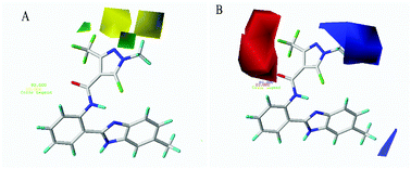 Graphical abstract: Design, synthesis, antifungal activity and 3D-QSAR study of novel pyrazole carboxamide and niacinamide derivatives containing benzimidazole moiety