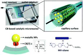 Graphical abstract: Cucurbit[7]uril-based high-performance catalytic microreactors