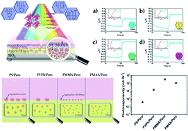 Graphical abstract: Influence of polymeric electrets on the performance of derived hybrid perovskite-based photo-memory devices