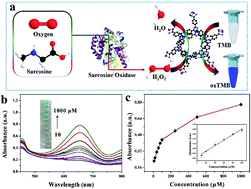 Graphical abstract: Water dispersed two-dimensional ultrathin Fe(iii)-modified covalent triazine framework nanosheets: peroxidase like activity and colorimetric biosensing applications