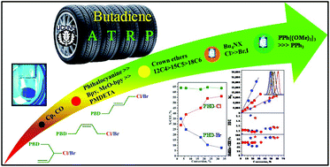 Graphical abstract: Normal, ICAR and photomediated butadiene-ATRP with iron complexes