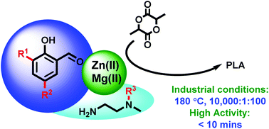 Graphical abstract: Highly active Mg(ii) and Zn(ii) complexes for the ring opening polymerisation of lactide