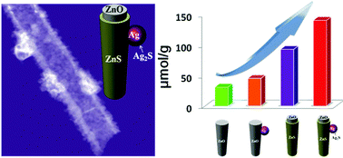 Graphical abstract: Rational design of a novel quaternary ZnO@ZnS/Ag@Ag2S nanojunction system for enhanced photocatalytic H2 production