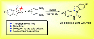 Graphical abstract: Direct construction of benzimidazo[l,2-c]quinazolin-6-ones via metal-free oxidative CâC bond cleavage