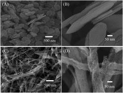 Graphical abstract: A comparative study on the electrochemical properties of nanoporous nickel oxide nanowires and nanosheets prepared by a hydrothermal method
