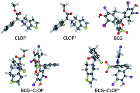 Graphical abstract: Exploring the nature of the clopidogrel–bromocresol green interaction via spectrophotometric measurements and quantum chemical calculations