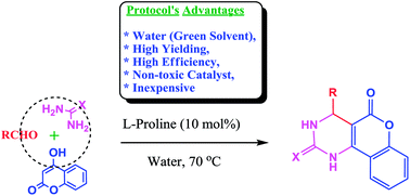 Graphical abstract: An efficient, mild and metal free l-proline catalyzed construction of fused pyrimidines under microwave conditions in water