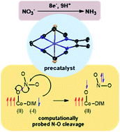 Graphical abstract: A flexible, redox-active macrocycle enables the electrocatalytic reduction of nitrate to ammonia by a cobalt complex