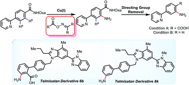 Graphical abstract: Copper mediated C–H amination with oximes: en route to primary anilines