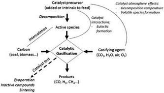Graphical abstract: Catalysts for gasification: a review