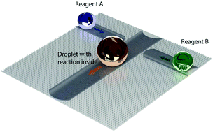 Graphical abstract: Textured surfaces as a new platform for nanoparticle synthesis