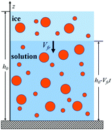 Graphical abstract: Directional freezing of binary colloidal suspensions: a model for size fractionation of graphene oxide