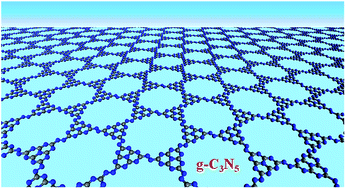 Graphical abstract: Two-dimensional graphitic C3N5 materials: promising metal-free catalysts and CO2 adsorbents