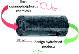 Graphical abstract: Synthesis of hydroxylated group IV metal oxides inside hollow graphitised carbon nanofibers: nano-sponges and nanoreactors for enhanced decontamination of organophosphates
