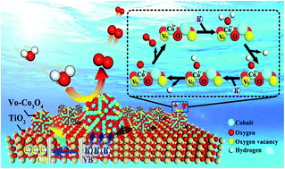 Graphical abstract: Rapid activation of Co3O4 cocatalysts with oxygen vacancies on TiO2 photoanodes for efficient water splitting