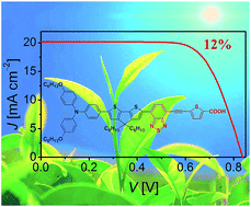 Graphical abstract: Benzothiadiazole–ethynylthiophenezoic acid as an acceptor of photosensitizer for efficient organic dye-sensitized solar cells
