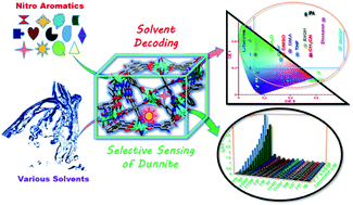 Graphical abstract: A highly emissive fluorescent Zn-MOF: molecular decoding strategies for solvents and trace detection of dunnite in water