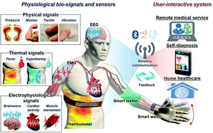Graphical abstract: Wearable and flexible sensors for user-interactive health-monitoring devices
