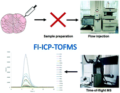 Graphical abstract: FI-ICP-TOFMS for quantification of biologically essential trace elements in cerebrospinal fluid – high-throughput at low sample volume