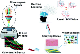 Graphical abstract: Machine learning for total organic carbon analysis of environmental water samples using high-throughput colorimetric sensors