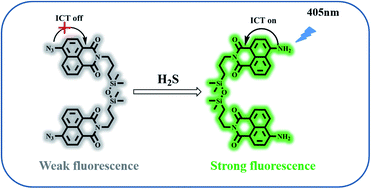 Graphical abstract: An ICT-based fluorescent probe with bridging Si–O–Si bonds for visualizing hydrogen sulfide in lipid droplets and its application