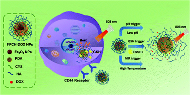 Graphical abstract: Multifunctional theranostic nanosystems enabling photothermal-chemo combination therapy of triple-stimuli-responsive drug release with magnetic resonance imaging