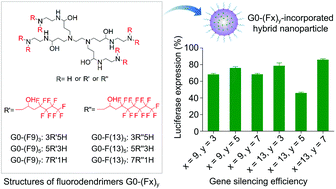Graphical abstract: Optimized fluorodendrimer-incorporated hybrid lipid–polymer nanoparticles for efficient siRNA delivery