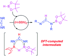 Graphical abstract: 9-Borabicyclo[3.3.1]nonane: a metal-free catalyst for the hydroboration of carbodiimides
