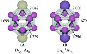 Graphical abstract: B10M2 (M = Rh, Ir): finally a stable boron-based icosahedral cluster