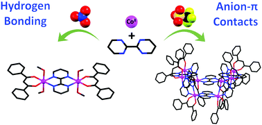 Graphical abstract: A Co8 metallacycle stabilized by double anion–π interactions