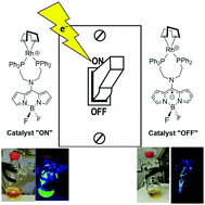 Graphical abstract: Redox switchable catalysis utilizing a fluorescent dye