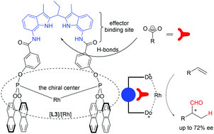 Graphical abstract: Effector enhanced enantioselective hydroformylation