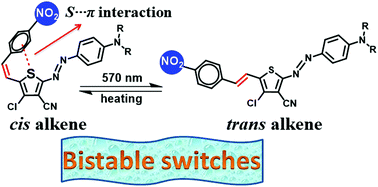 Graphical abstract: cis alkenes stabilized by intramolecular sulphur⋯π interactions