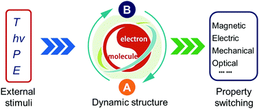 Graphical abstract: Bistable molecular materials with dynamic structures
