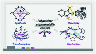 Graphical abstract: Polynuclear organometallic clusters: synthesis, structure, and reactivity studies