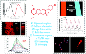Graphical abstract: Red-emitting boron difluoride complexes with a mega-large Stokes shift and unexpectedly high fluorescence quantum yield