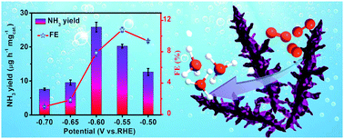 Graphical abstract: Bi nanodendrites for efficient electrocatalytic N2 fixation to NH3 under ambient conditions