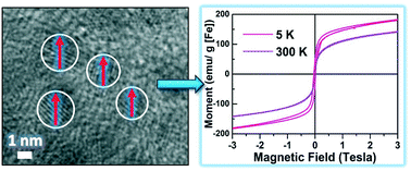 Graphical abstract: Switching-on superparamagnetism in diluted magnetic Fe(iii) doped CdSe quantum dots