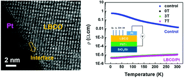 Graphical abstract: Structure and magnetic properties of highly oriented LaBaCo2O5+δ films deposited on Si wafers with Pt/Ti buffer layer